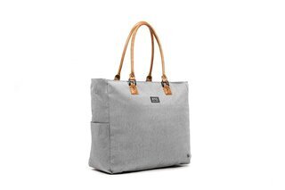 PKG Georgian Recycled 33L Tote Bag - Light Grey / Tan -PKG-GEOR-RD-LG01TN Product Image