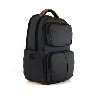 PKG Aurora 36L Recycled Backpack - Dark Grey / Tan - PKG-AURO-RD-DG01TN Product Image