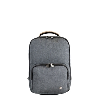 PKG Robson 12L Laptop Crossbody Messenger Bag - Dark Grey / Tan - PKG-ROBS-RD-GY01TN Product Image