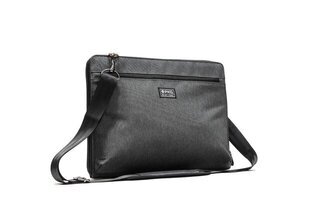 PKG Wellington 10L Accordion Messenger Bag - Dark Grey / Tan - PKG-WELL-GY01TN Product Image