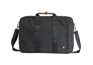 PKG Trenton 31L Recycled Messenger Bag With Garment Compartment - Black - PKG-TREN-DTE-BKTN Product Image