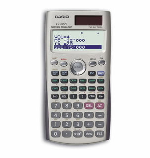 Casio Financial Calculators - FC200V Product Image