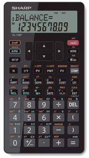 Sharp Financial Calculators - EL738XTB Product Image