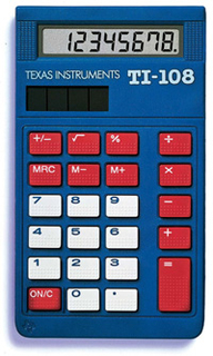 Texas Instruments TI Calculators - TI-108 Product Image